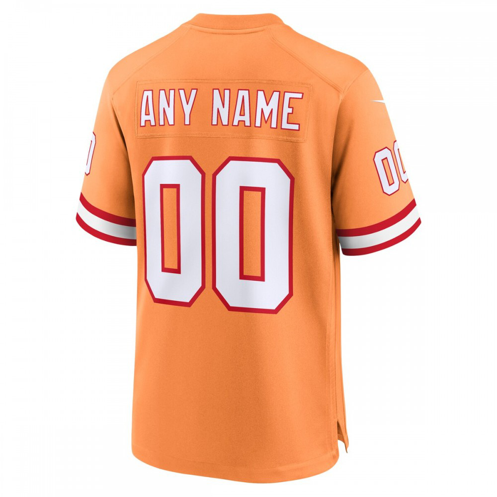 Tampa Bay Buccaneers Nike Custom Throwback Game Jersey - Orange-GridironStore